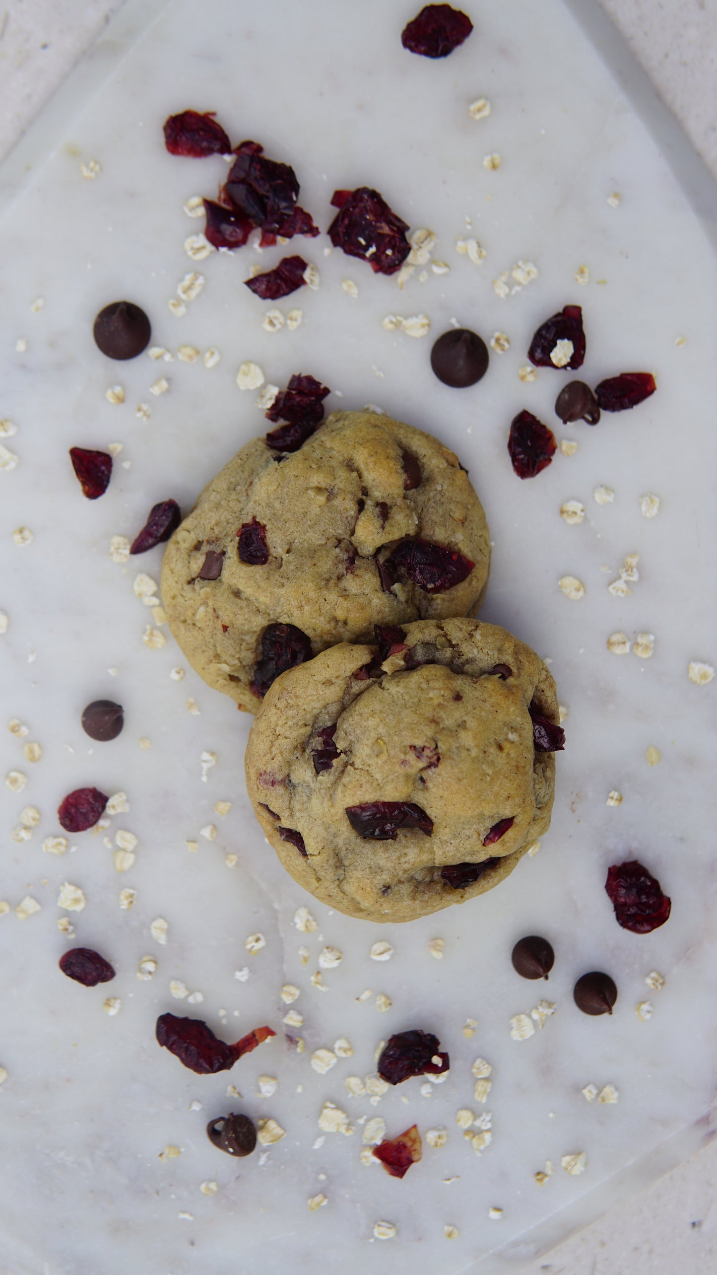 Cranberry Oatmeal Chocolate Chip Cookies